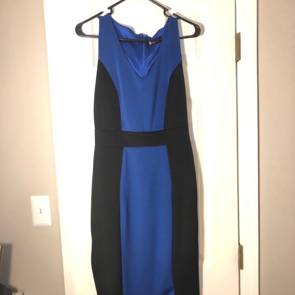 7th avenue new york and company color block dress